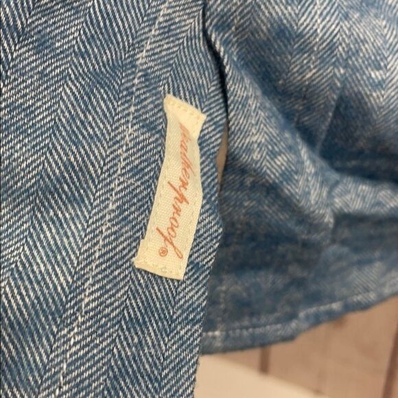 Weatherproof. Men's Long sleeve button down casual shirt. Blue. XL - Picture 8 of 9